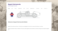 Desktop Screenshot of bugatticlubaustralia.com.au